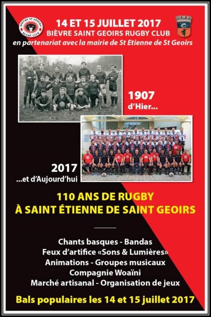 URGENT recherche adresses anciens joueurs et dirigeants pour les 110 ans du club.